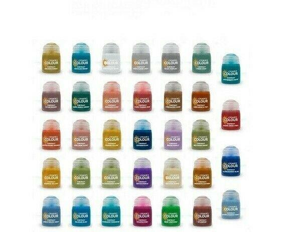 Citadel Warhammer Colour Contrast Paints 18 Ml - All 34 Paints Available!