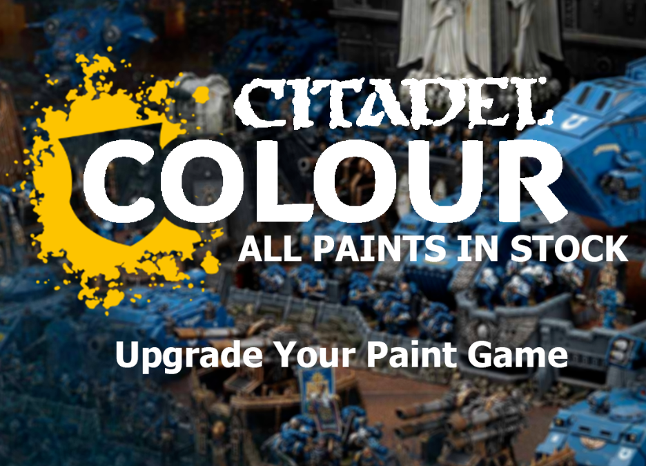 Games Workshop Citadel Paint: Base, Contrast, Dry, Layer, And Technical Paint